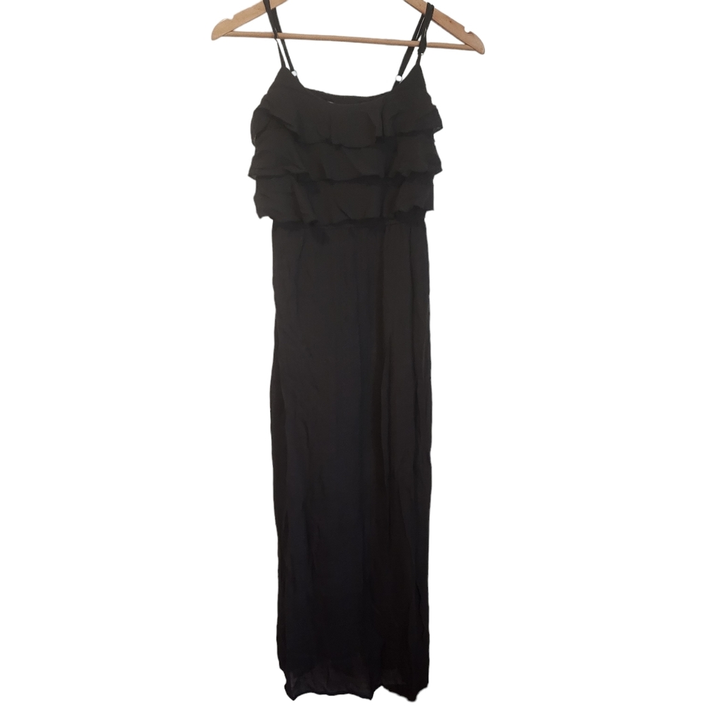 EUC American Rag Boho Tiered Bodice Spaghetti Strap Maxi Dress - Picture 8 of 10